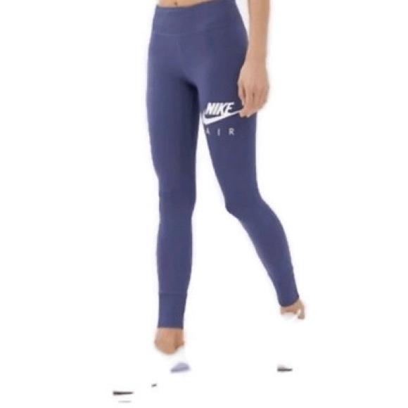 Nike Air Dri-Fit Blue Leggings Size XS - Picture 1 of 11